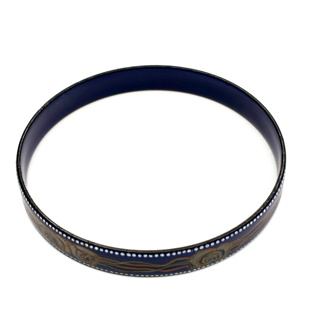 Michaela Frey Vintage Enamel Bangle Bracelet - Picture 5 of 7